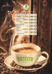 Caffia Coffee to go Plakat  1 Stück DIN A2